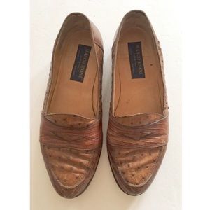 Marco Evani Mens Leather Designer Slip On Shoes 10